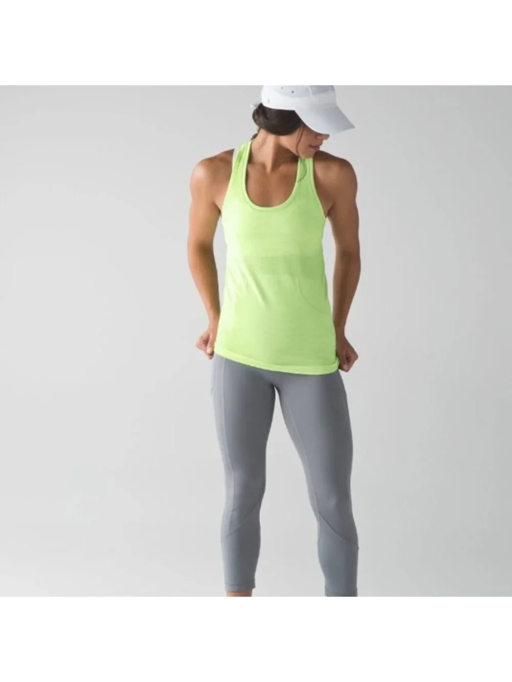 Lululemon Swiftly Tech Racerback Heathered Ray